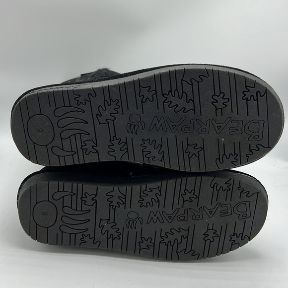 Bearpaw black Sherpa lined winter boots size 10 womens - Picture 4 of 6